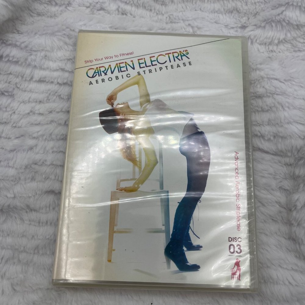Carmen Electra Aerobic Striptease 5 DVD Set Vintage Workout Fitness Some Sealed - Picture 5 of 7